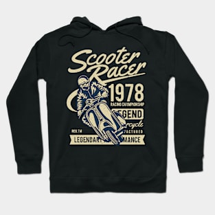 Scooter Racer: Legendary Performance Design Hoodie